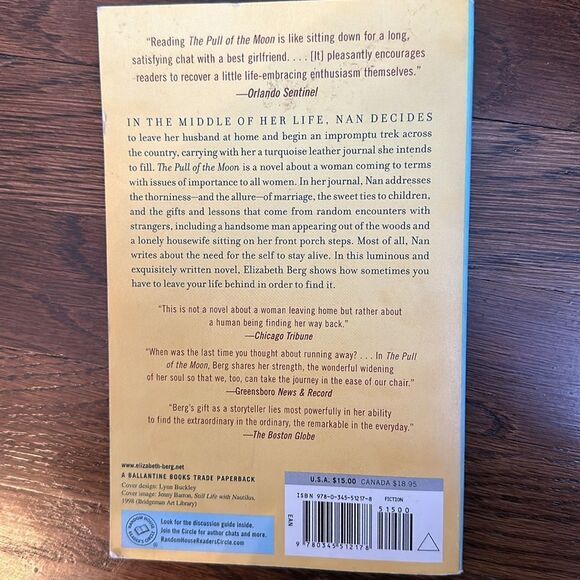 The Pull of The Moon by Elizabeth Berg - Picture 2 of 6